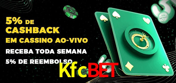 Promoções do cassino ao Vivo Kfcbet